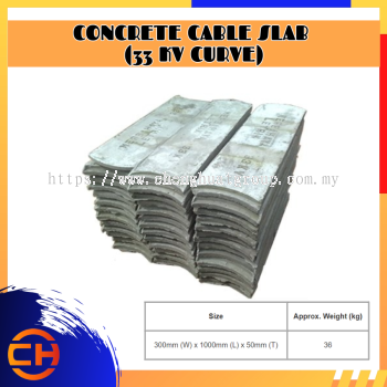 (PRE-ORDER) Concrete Cable Slab [33KV CURVE]