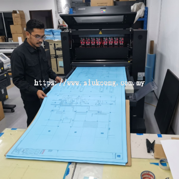 Floor Plan Print (A0 & A1 paper)