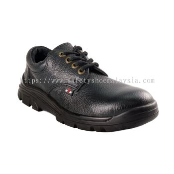 Black Hammer Low Cut with Shoelace Safety Shoe BH-1002-SR-BLK