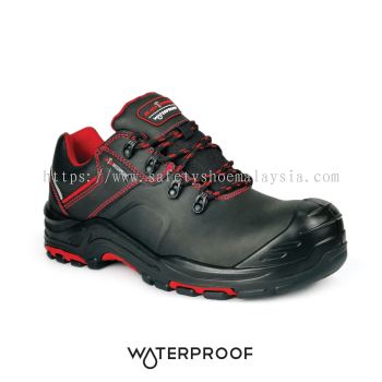 Black Hammer Men WATERPROOF LowCut with Shoelaces Safety Shoe BH-1101RS