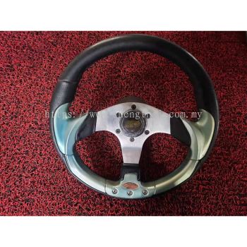 M SPORT HORN STEERING WHEEL 12.5 INCH  MADE IN CHINA(NO WARRANTY SABAH DAN SARAWAK)