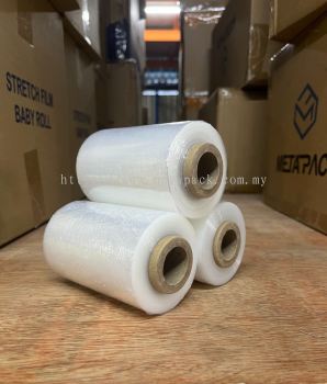 Transparent Clear Stretch Film 100mm x 0.25kg x 43mic (50 core)