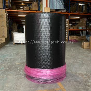 Black Bubble Wrap Single Layer 1m x 100m