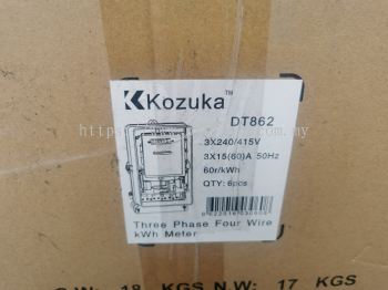 KOZUKA KWH METER 63A ANALOG 3 PHASE