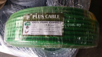 PLUS SIRIM PVC SINGLE CORE CABLE 25MM 