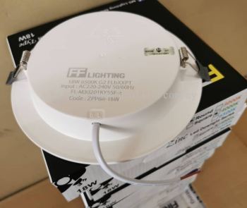 FF LED DOWNLIGHT CONCEAL ROUND DAYLIGHT 18W 6 INCH 