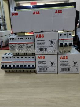 ABB AUTO RESET 30 SEC CW TRANSFORMER, ELCB 4 POLE 63A 300MA, MCB 3 POLE 63A 10KA & MCB 1 POLE 6A 6KA