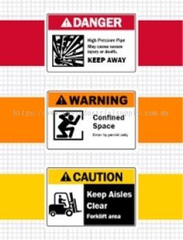 Custom made Warning Signage