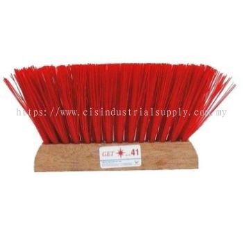 Hard Plastic Broom Wood