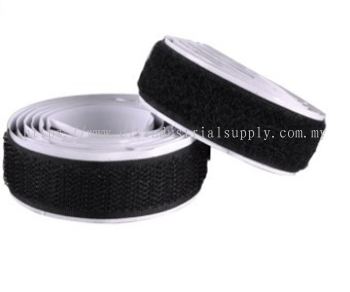 Double Sided Black Velcro Tape