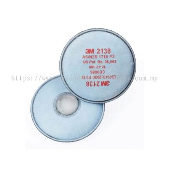 3M 2138 Particulate Filter, P3 R