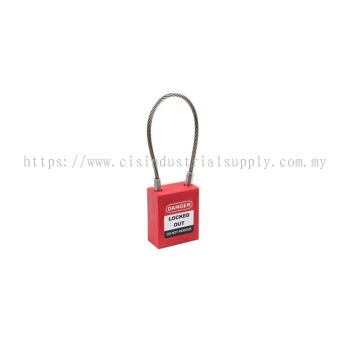 GUARDZER Safety Padlock Cable Shackle