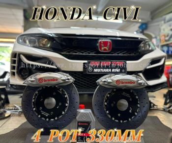 Honda Civic Brembo Brake Kit 4 Pot 330MM