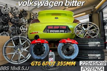 Volkswagen Beetle Brembo Brake Kit GT6 6 Pot 355MM