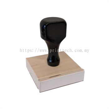 Wood Handle Rubber Stamp