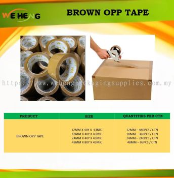 BROWN OPP TAPE 