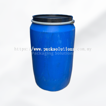 Reconditioned Open Top Plastic Blue Drum (200L)