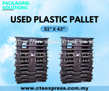 Used Plastic Pallet - 51" X 43"