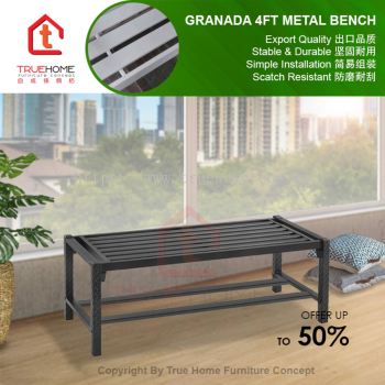 GRANADA Metal Bench Chair