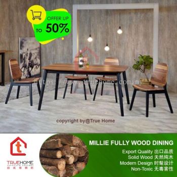 MILLIE Fully Wood Dining