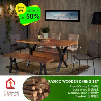 PAXICO Wooden Dining Set