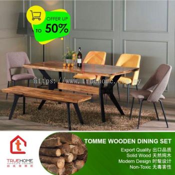 TOMME Wooden Dining Set