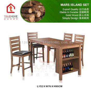 MARS ISLAND SET/DINING CORNER/ISLAND TABLE/ISLAND CHAIR