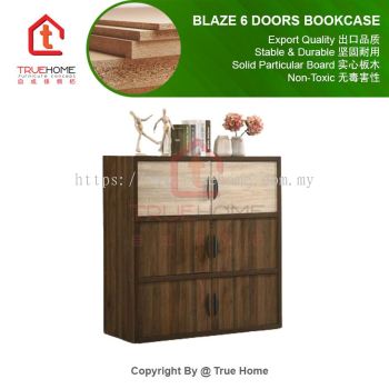 BLAZE 6 Doors Bookcase