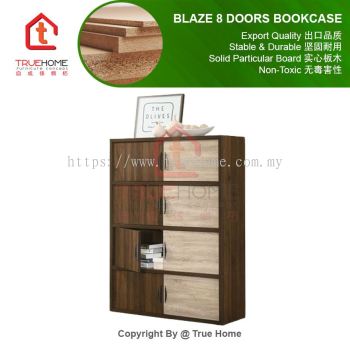 BLAZE 8 Doors Bookcase