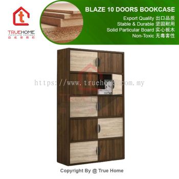 BLAZE 10 Doors Bookcase