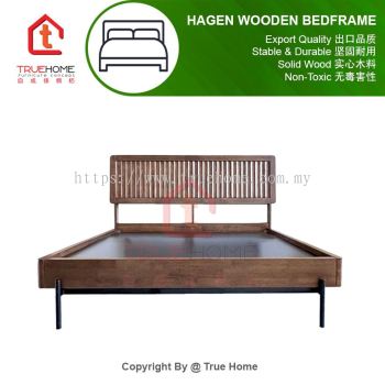 HAGEN Wooden Bedframe