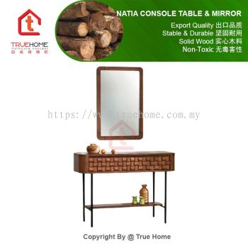 NATIA Console Table & Mirror