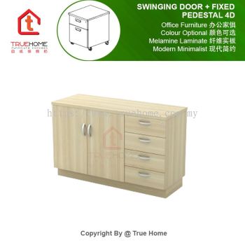 Swinging Door + Fixed Pedestal 4D