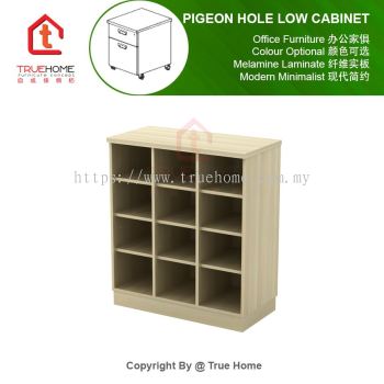 Pigeon Hole Low Cabinet