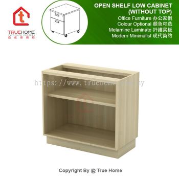 Open Shelf Low Cabinet (Without Top)