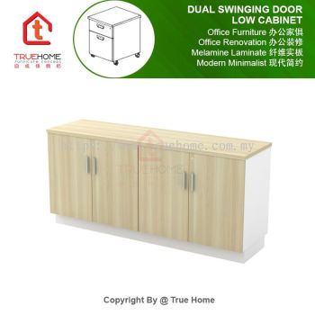 Dual Swinging Door Low Cabinet