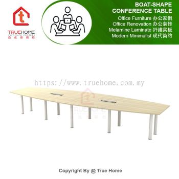 Boat-Shape Conference Table