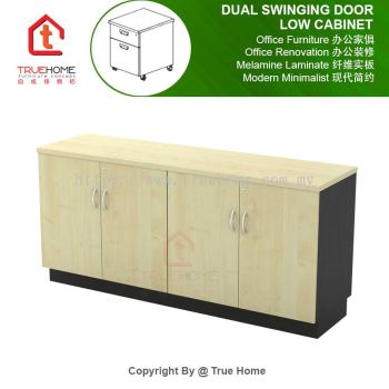 Dual Swinging Door Low Cabinet