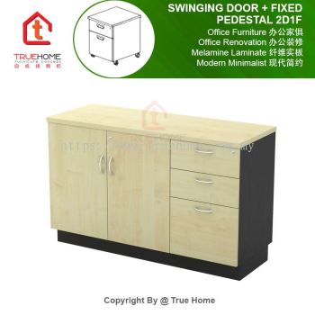 Swinging Door + Fixed Pedestal 2D1F