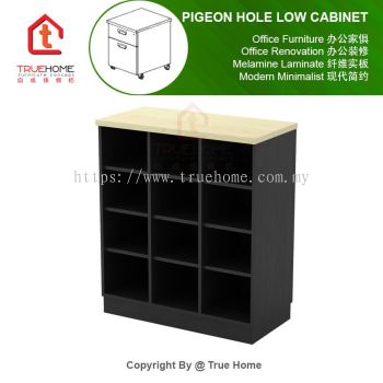 Pigeon Hole Low Cabinet