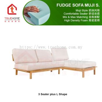 FUDGE Sofa Mix & Max Self-Matching/L Shape/3Seater Plus L Shape/3Seater/1Seater/Muji Style