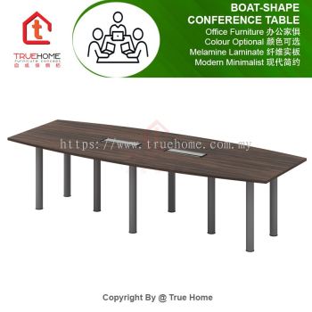 Boat-Shape Conference Table