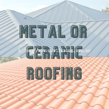 Industrial Exterior Metal / Ceramic Roofing