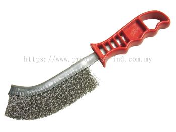 PVC Handle Hand Wire Brush Stainless Steel