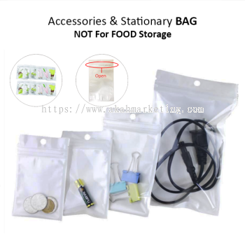 (75mm x 120mm) Accessories Plastic Bag / Stationary Plastic Bag