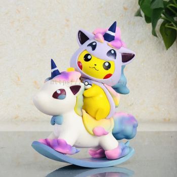 Pokemon Pikachu Riding Unicorn Q Toys Figure
