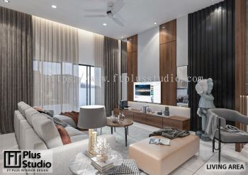 Interior Design Ipoh | LIVING DESIGN | BANDAR RIMBAYU