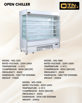 OPEN CHILLER (WHITE)