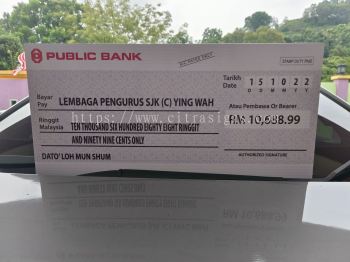 Mockup Cheque