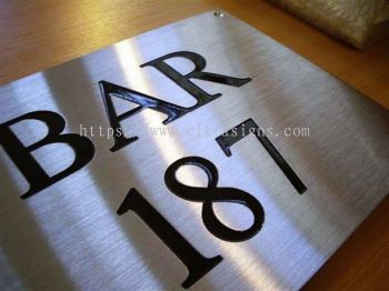 Stainless Steel Chemical Etching Signs